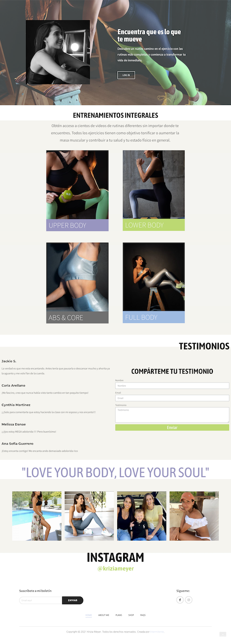 Wordpress Fitness Design